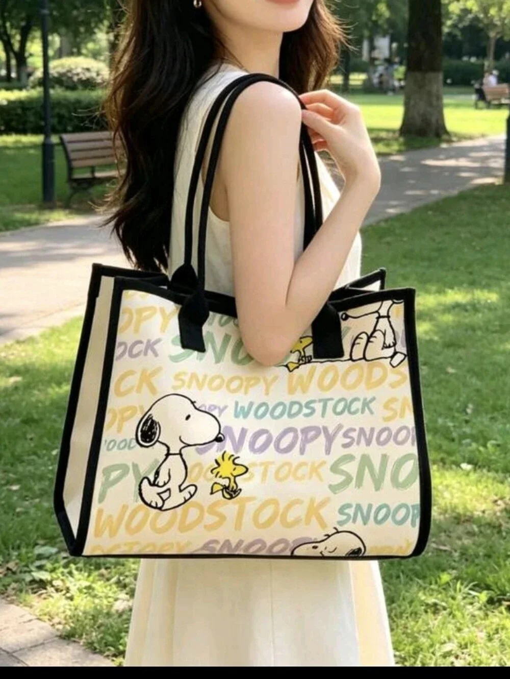 Snoopy Canvas Tote Bag